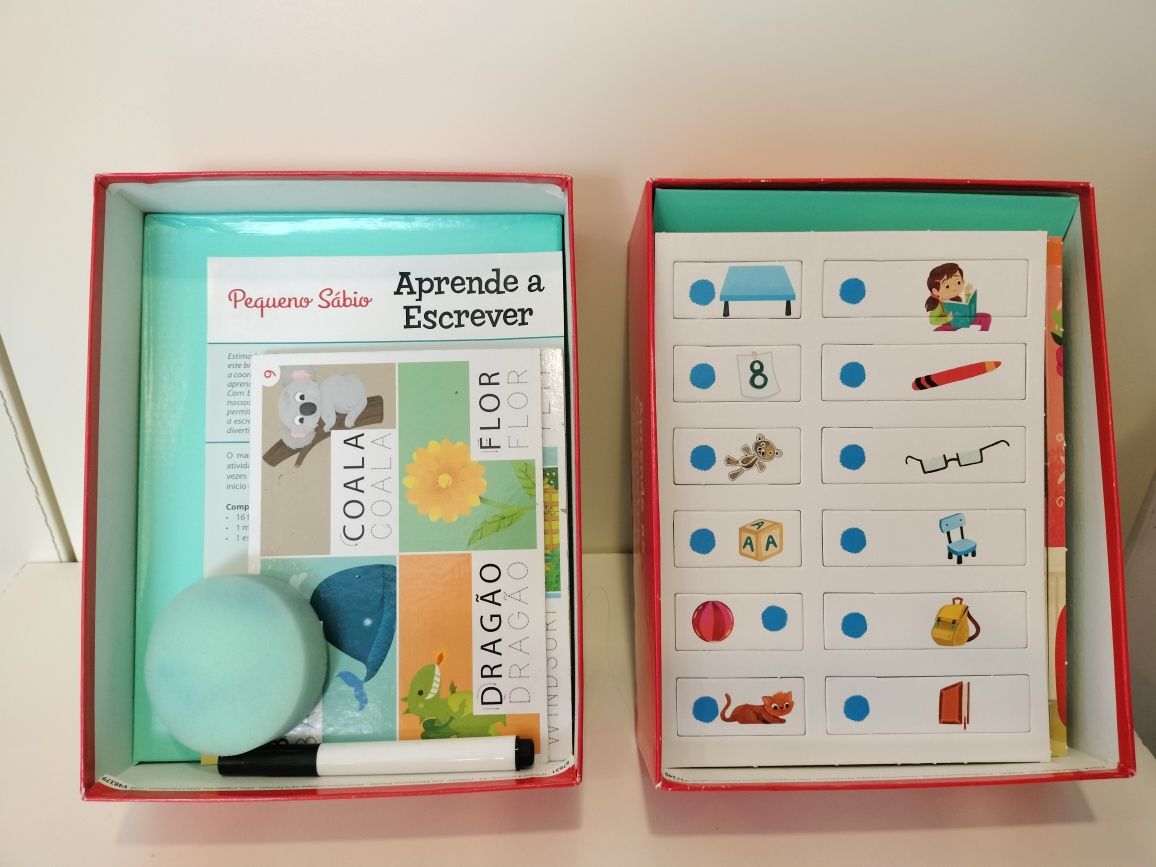 Aprende a escrever e as Primeiras palavras