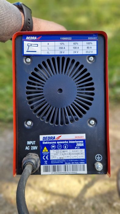 Spawarka inwertorowa 220V DEDRA DESi20f