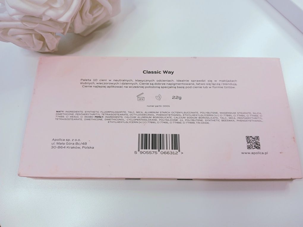 Paleta Cieni Apollca Classic Way