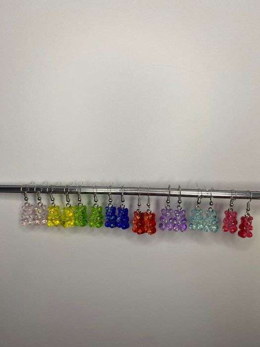 Комплект из цепочки «желейные мишки» + браслет + сережки