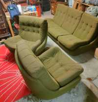 Sofa + dwa fotele Atlantis komplet lata `70 , Jitona
