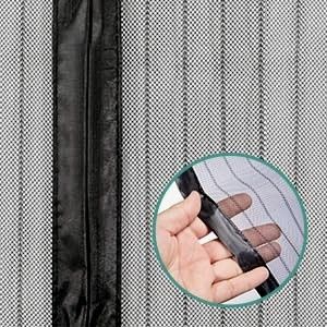 Magnetyczna moskitiera 85x205 czarna