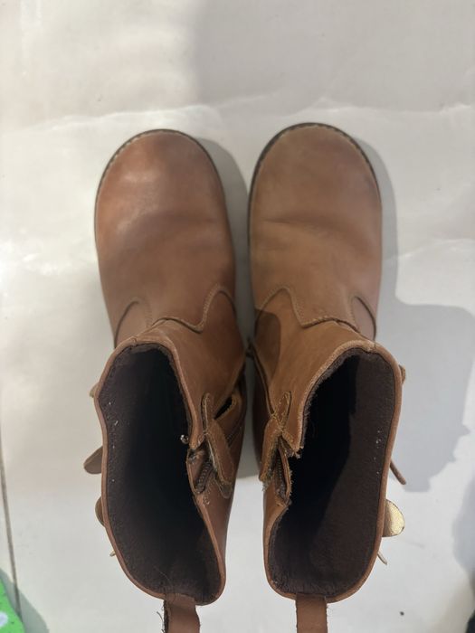 Skorzane  trzewiczki dla dziewczynki  33