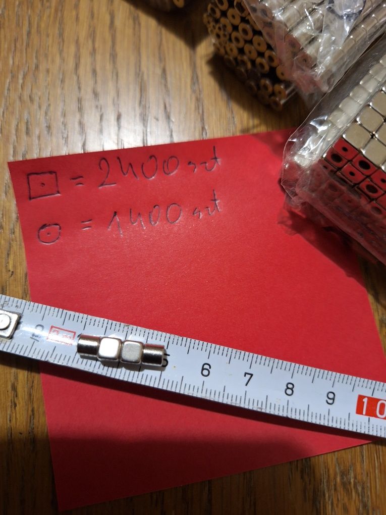 Magnetyczne przekładki do biżuterii z otworkiem