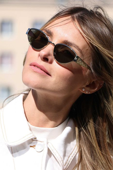 Okulary Przeciwsłoneczne Gucci GG1853S. Złote. Nowe, oryginalne.