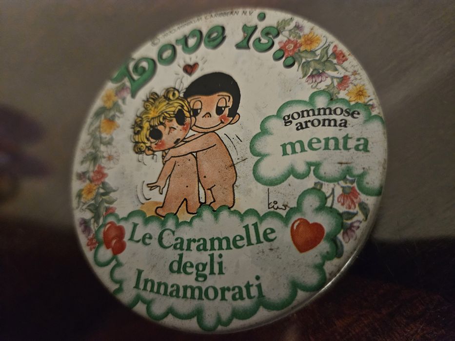 Caixa antiga de doces, para colecção