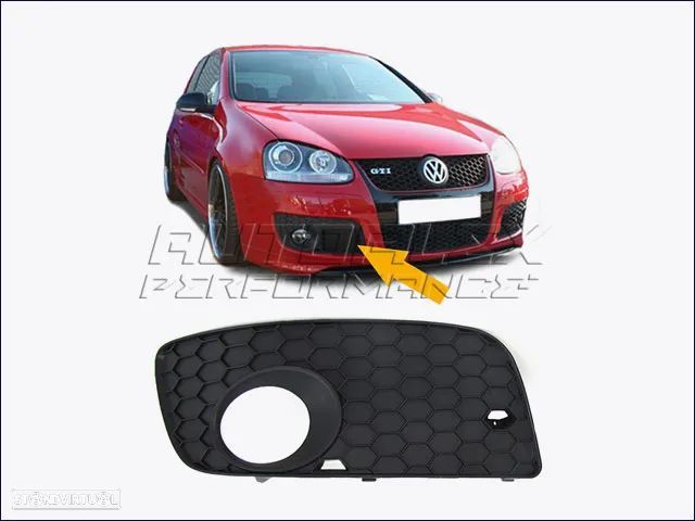 Grelha Farol Nevoeiro DRTº VW Golf V GTI  AAP26446R