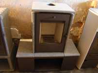 kominek wolnostojący Fireplace 7kw koza piec