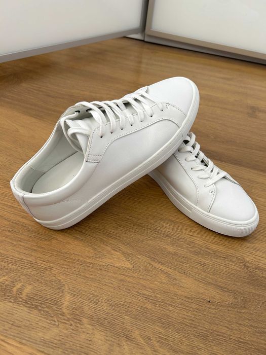 Massimo Dutti nowe męskie skórzane buty sneakers