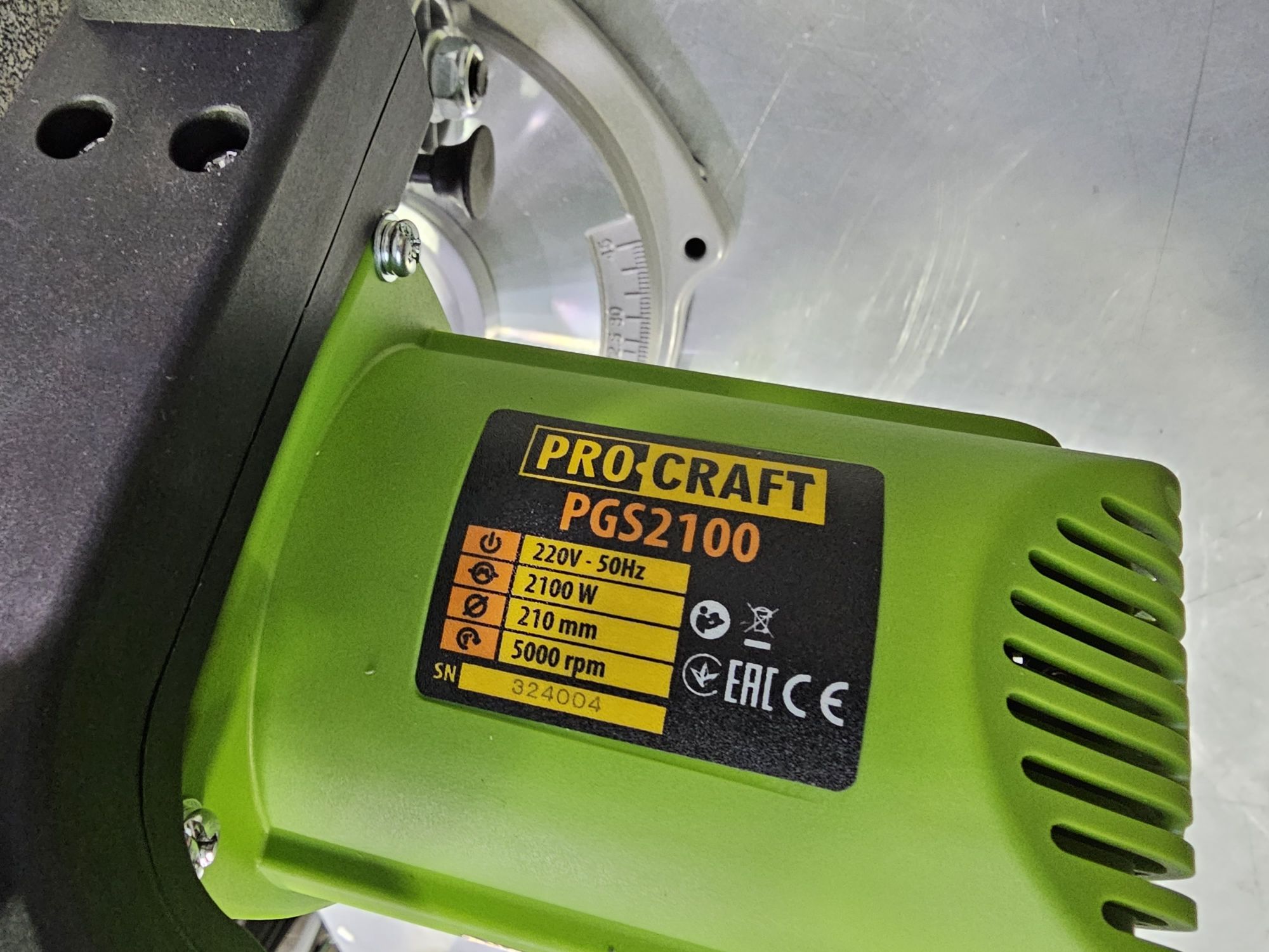 Пила торцовочная ProCraft PGS2100 Гарантия Новая 210 Диск