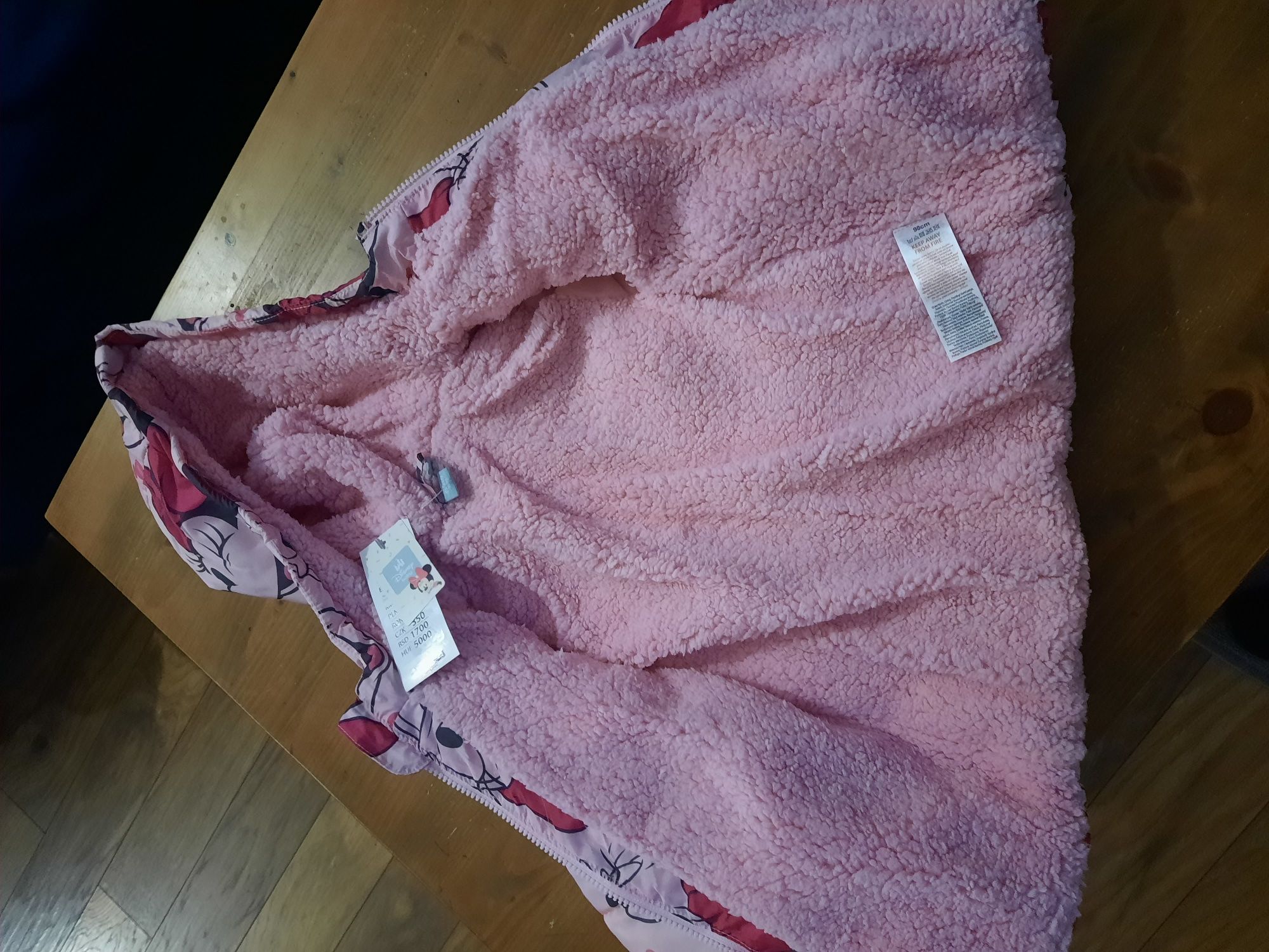 Nowa, zimowa kurtka Myszką Minnie