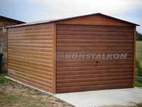 Garaż blaszany drewnopodobny PRODUCENT Blaszak Magazyn Garaże blaszane
