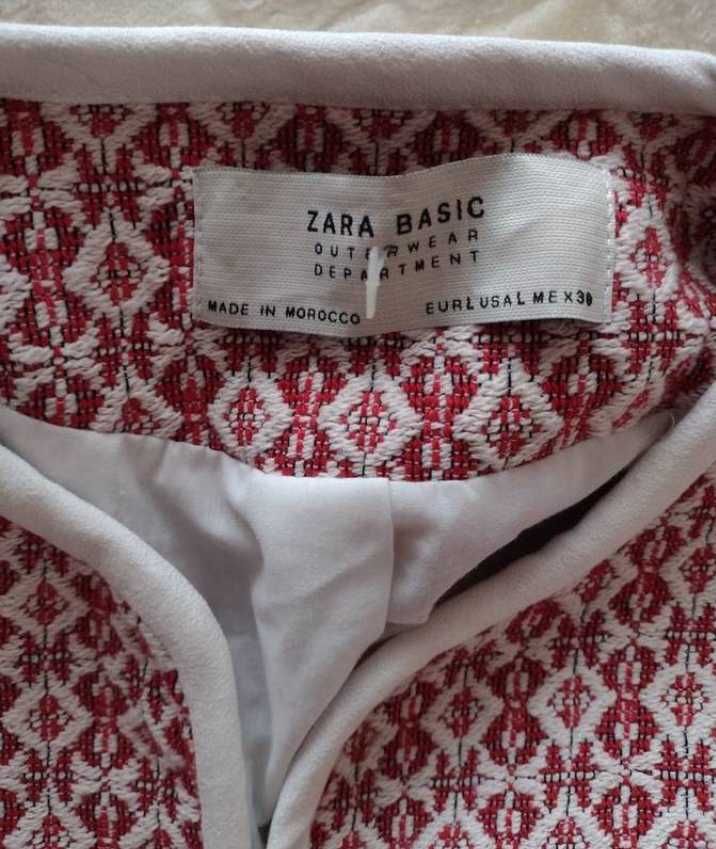 (40/L) ZARA/ Ekskluzywny płaszcz z Madrytu, dłuższy żakiet