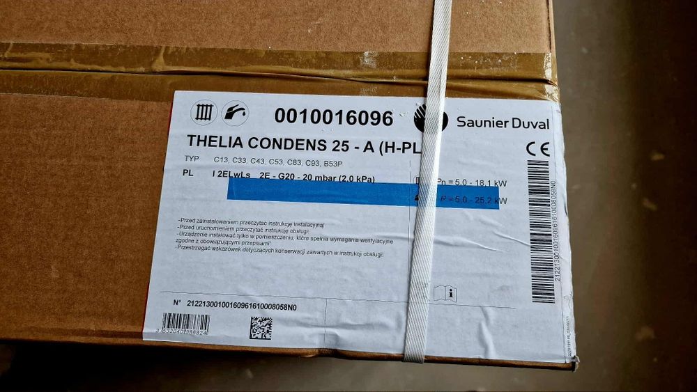 NOWY piec gazowy Saunier Duval Thelia Condens 25-A