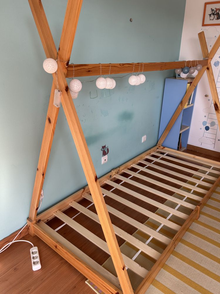 Cama estilo montessori