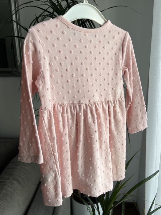 Sukienka h&m 92 różowa