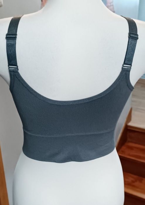 Biustonosz Sportowy usztywniany bez Fiszbin Angool r.XL 85/C Nowy