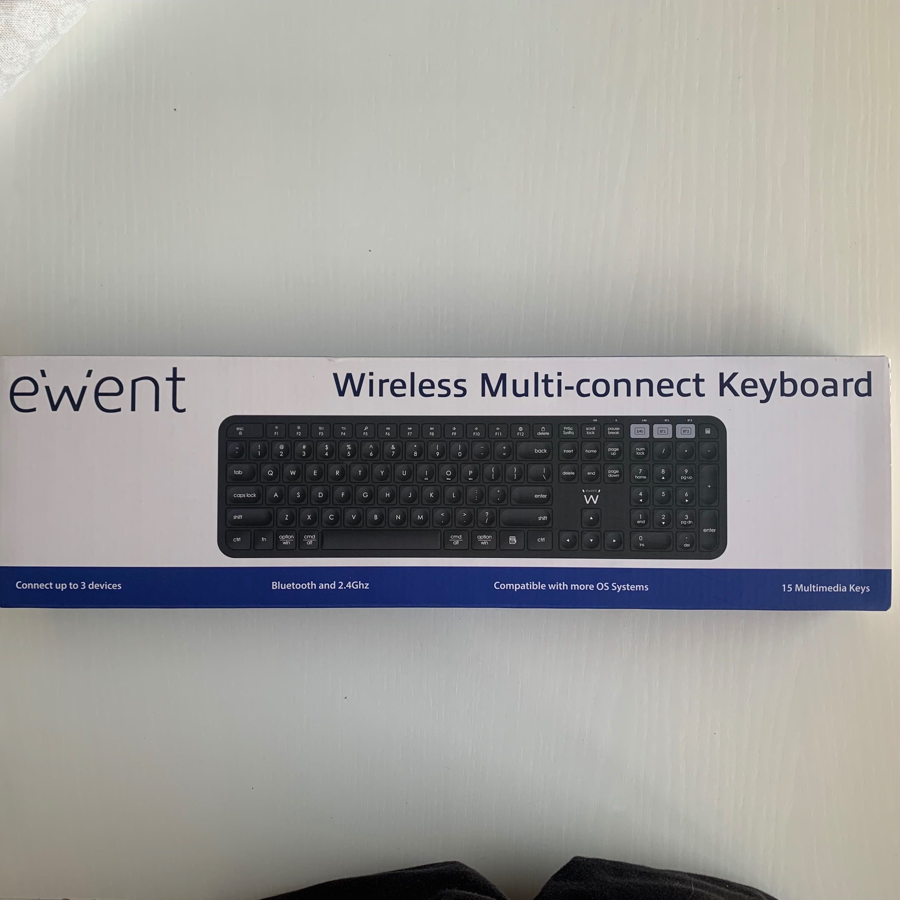 Teclado EWENT EW3277 Wireless/Bluetooth