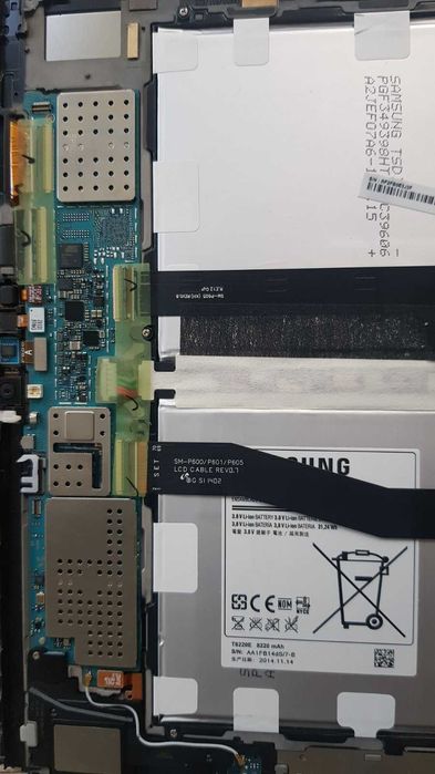 Плата Samsung P600\P601\P605 Note Edition, батарея, шлейф, дисплей