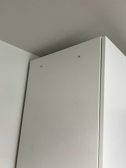 Guarda-roupa PAX / FORSAND branco (100×60×236 cm) – montado