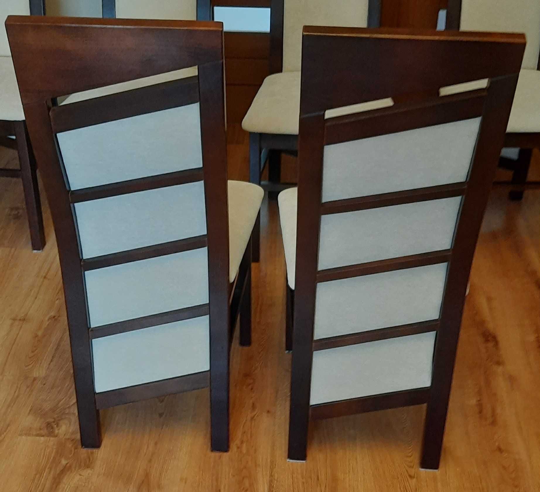 Stół rozkładany + 6 krzeseł do jadalni, kuchni, salonu elegancki