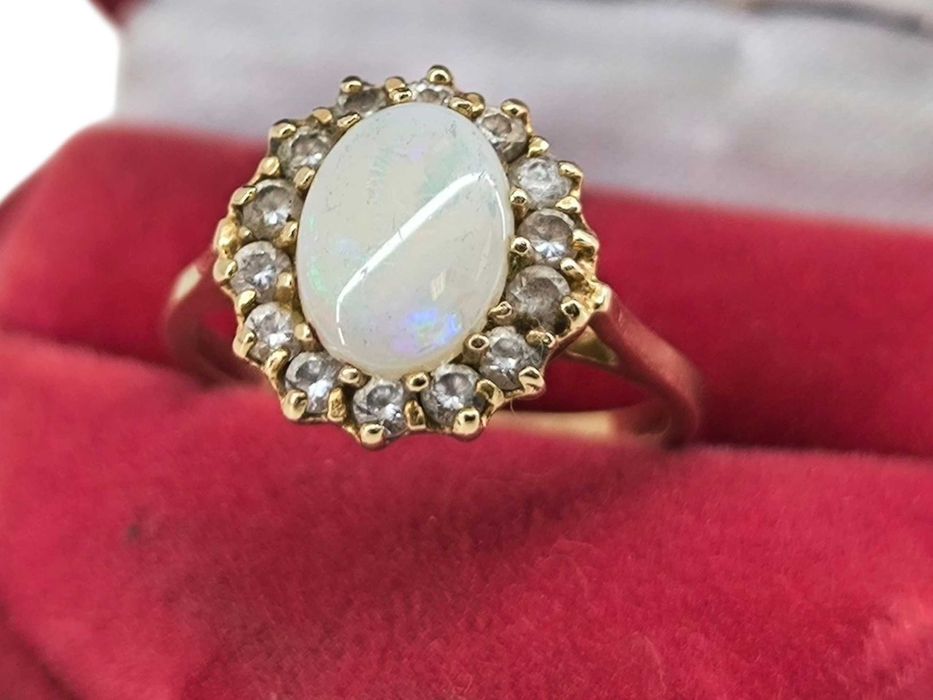 PIĘKNY złoty PIERŚCIONEK z eleganckim oczkiem  2,92G 585