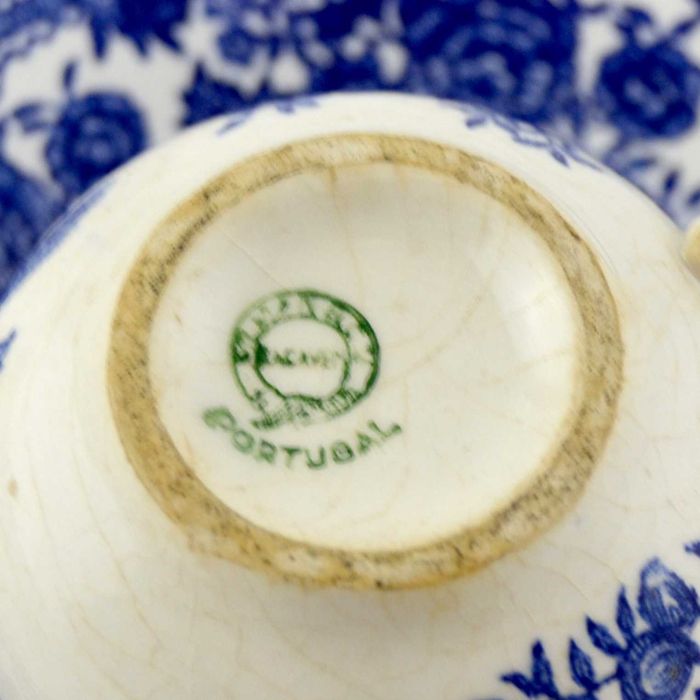 Chávena de Café e pires em faiança da Fábrica Gilman Sacavém