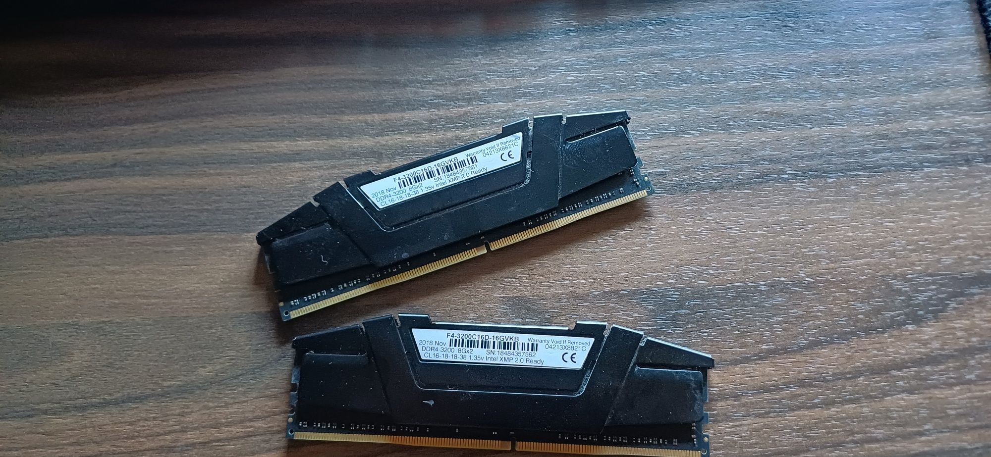 Pamięć RAM G.Skill RipjawsV Black DDR4 (2x8) 16GB 3200MHz CL16