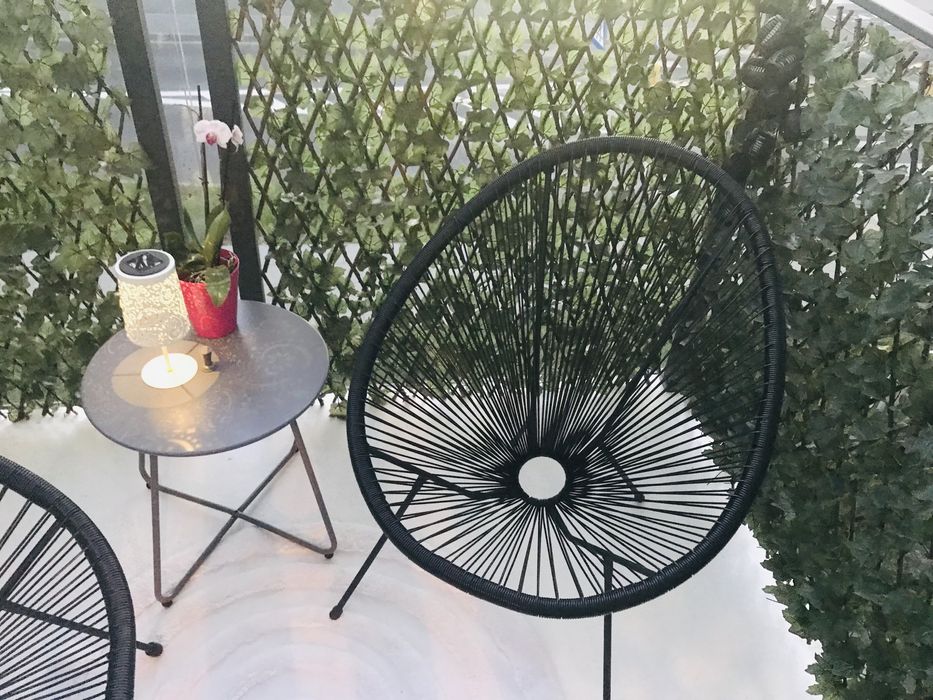 Komplet mebli na balkon taras ogrod