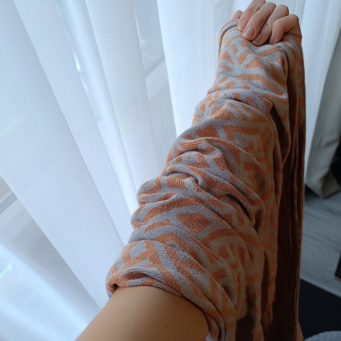 Yaro Slings Braid Silver Bronze Linen Wrap (linen) chusta lniana