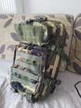 Plecak wojskowy sportowy mały 20l woodland