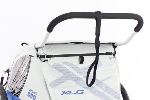 XLC croozer Przyczepka rowerowa dla 2 dzieci DUO WÓZEK + JOGGER 3w1