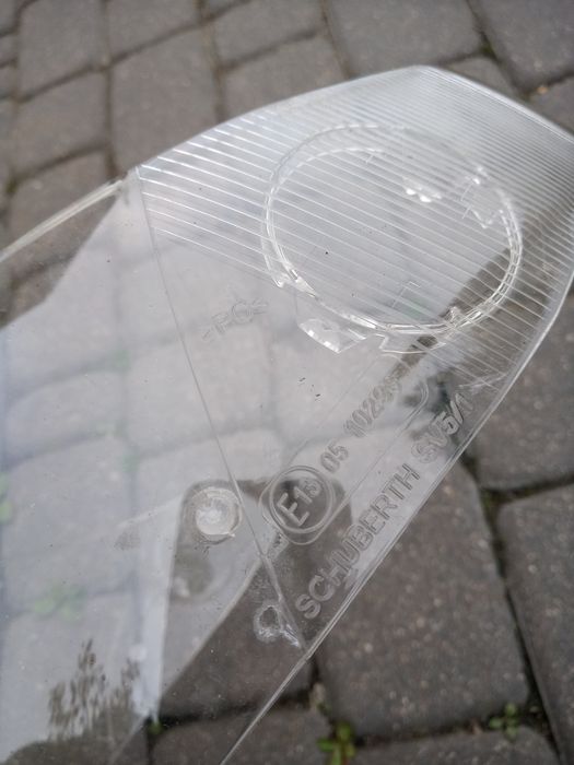 Szyba wizier do kasku schuberth sv5/1 używana