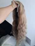 Peruka naturalna blond lace front