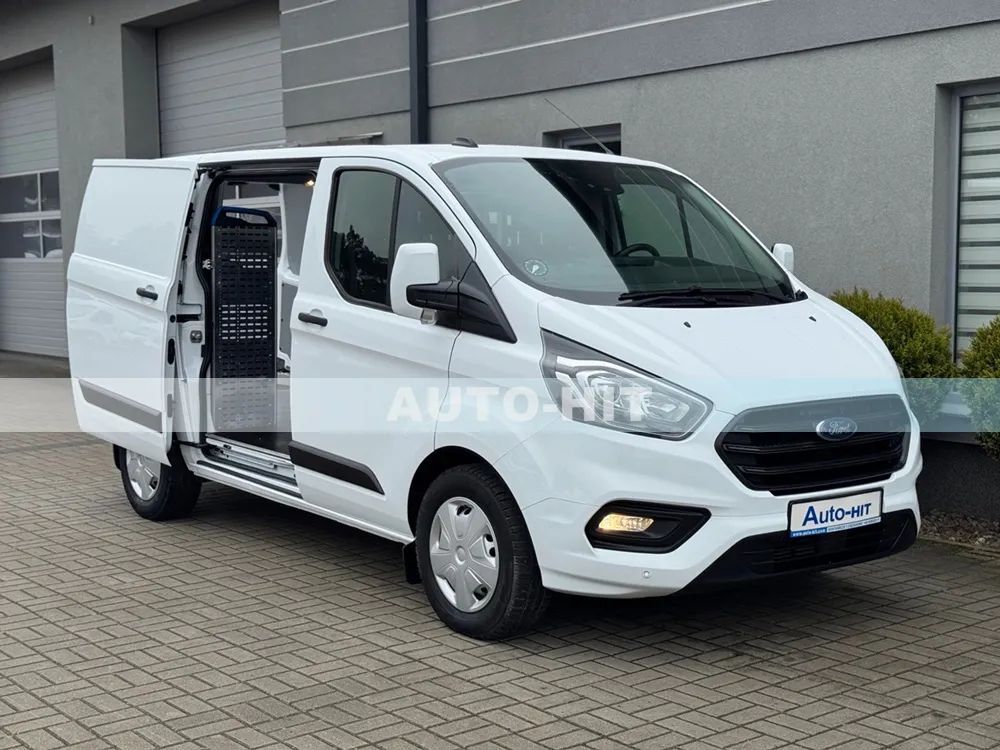 Ford Transit  Custom L1H1 AUTOMAT Klima Warsztat Sortimo Przetwornica 230V HAK 130KM