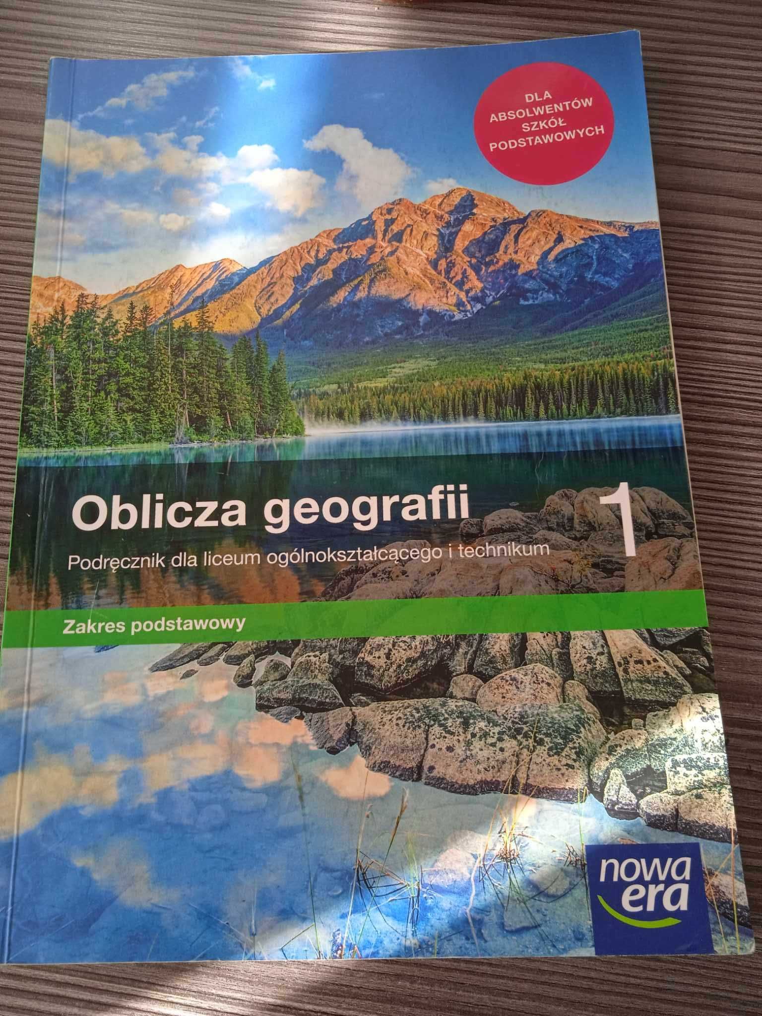 podręcznik oblicza geografii klasa 1 liceum zakres podstawowy