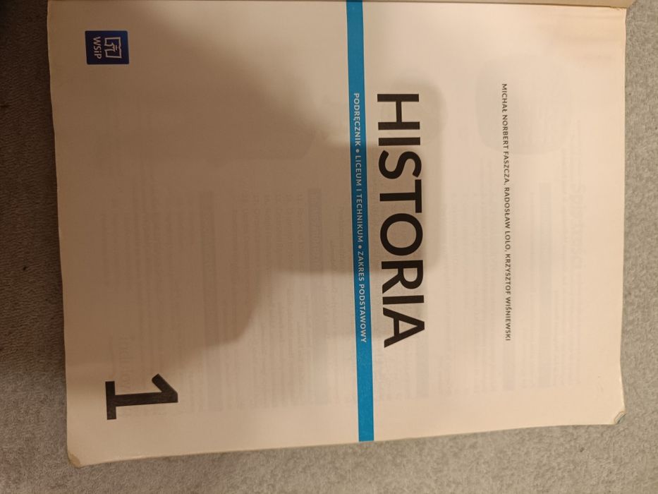 Klasa 1 technikum/liceum Historia