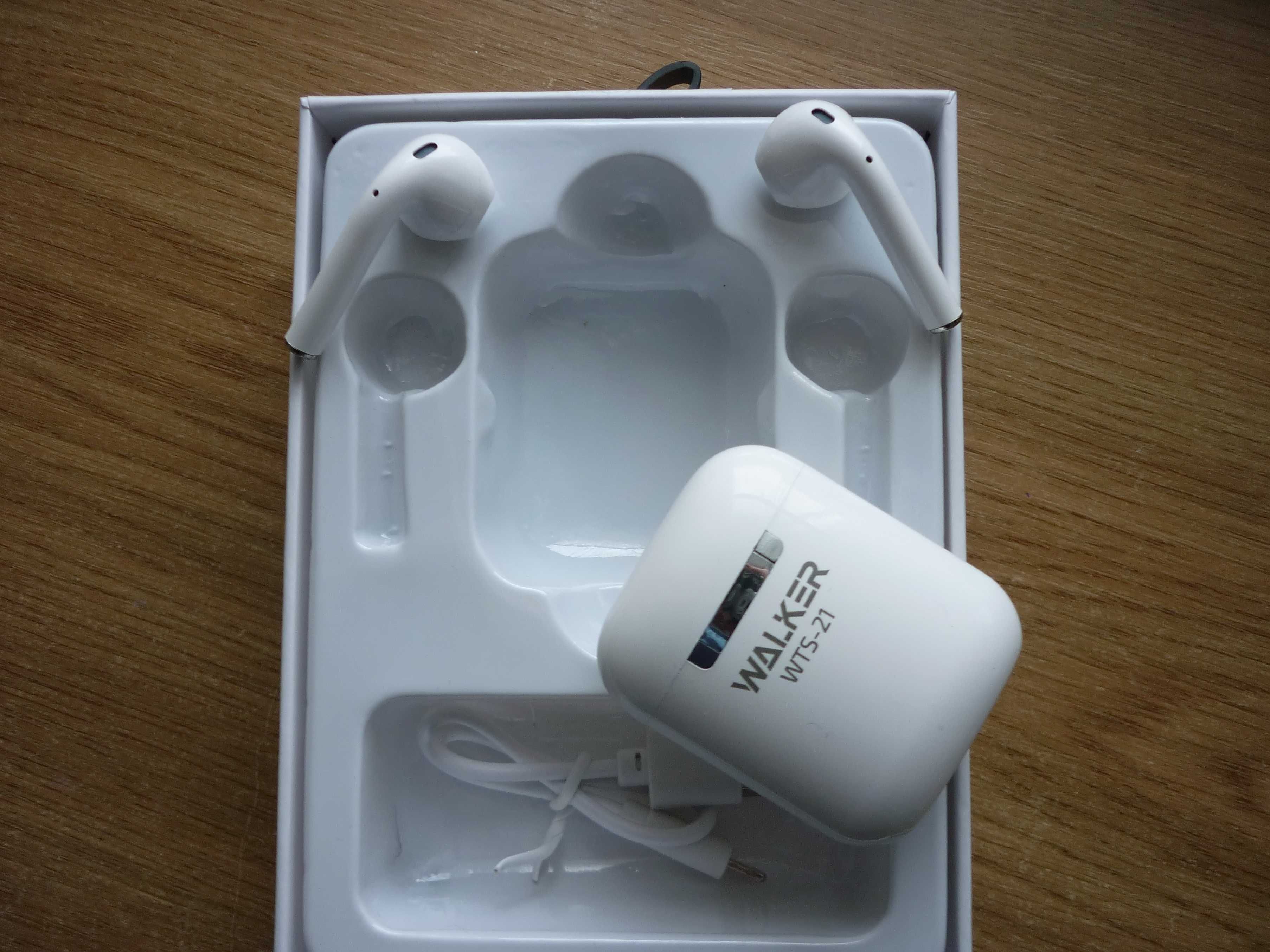 Навушники bluetooth WALKER WTS-21 white