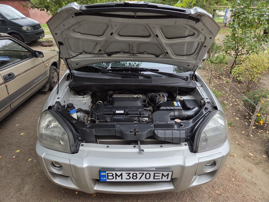 Hyundai Tucson 2008 2.0 на тимчасовій для ЗСУреєстрації.