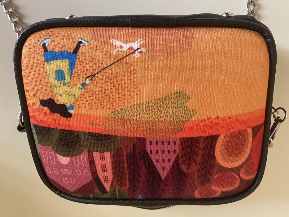 Шкіряна сумочка кроссбоді