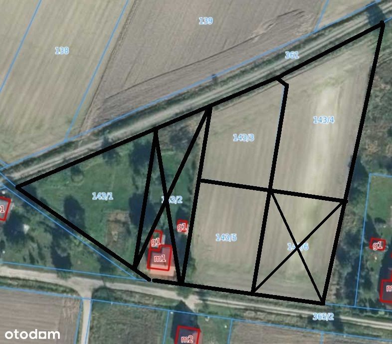 Działki 10-20ar / MPZP / Średzki / Dolnośląskie