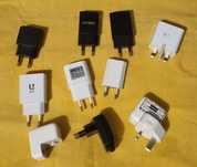 Fichas USB para Carregar Telémovel etc