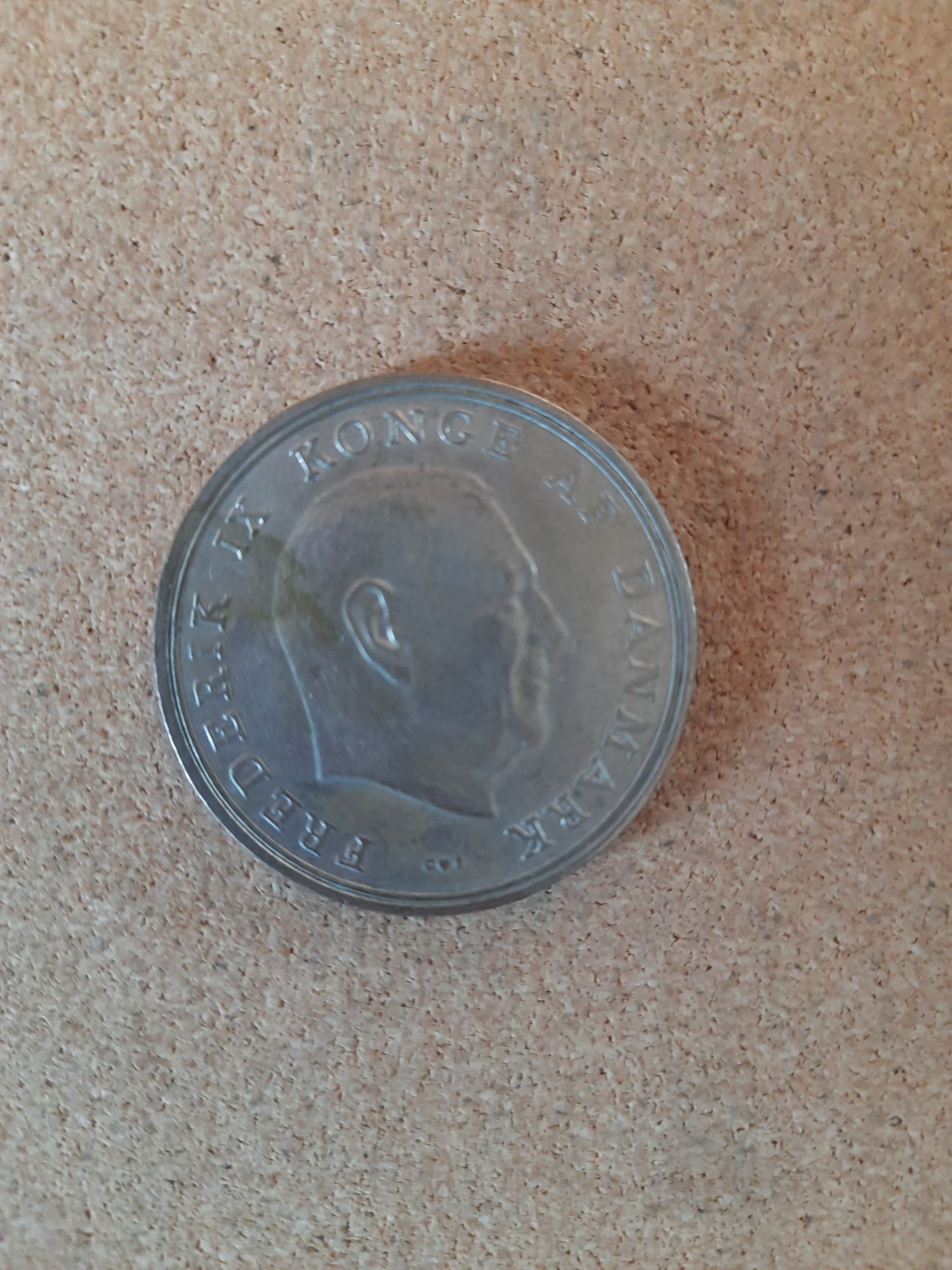 Sprzedam monetę 5 koron duńskich 1968