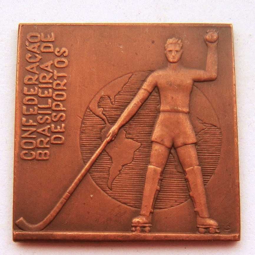 Medalha de Bronze Campeonato Mundial de Hóquei em Patins Brasil 1966