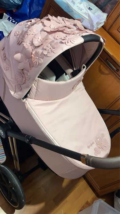 Gondola cybex flowers pink