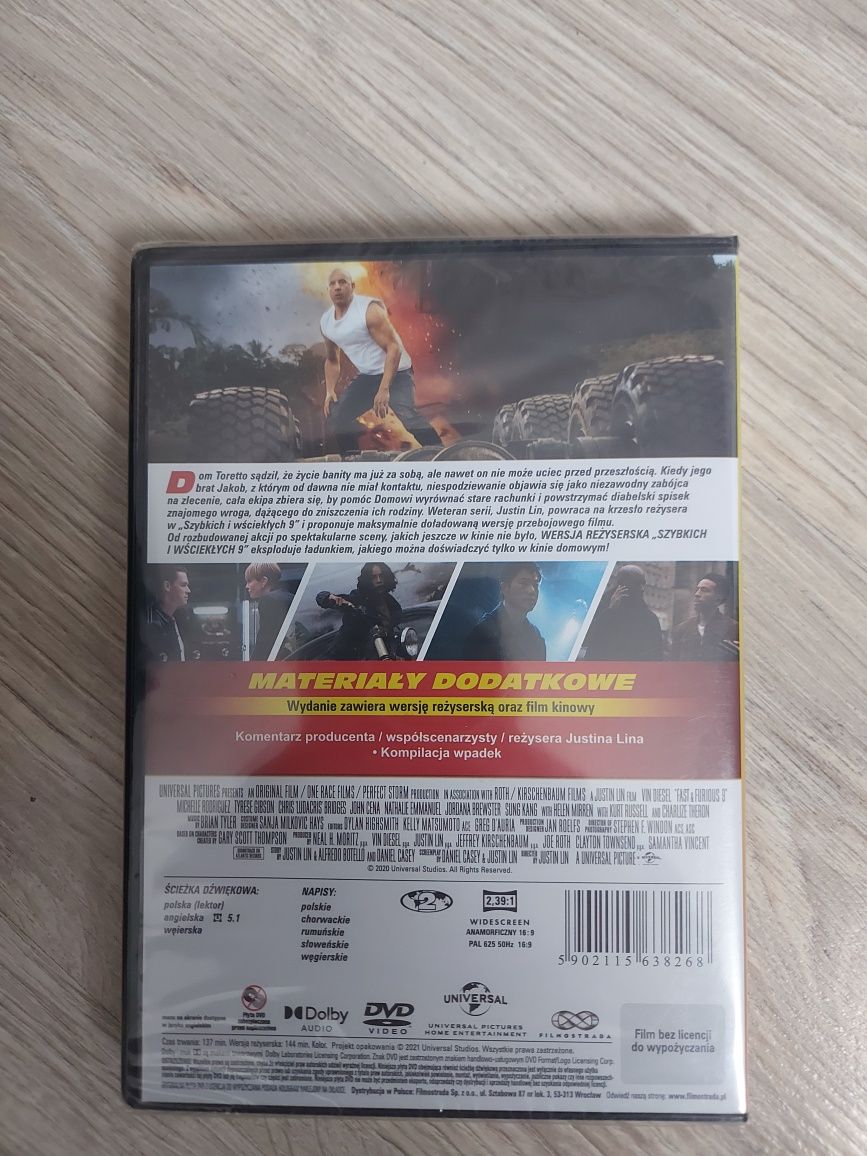 Szybcy I Wściekli 9 dvd nowa w folii