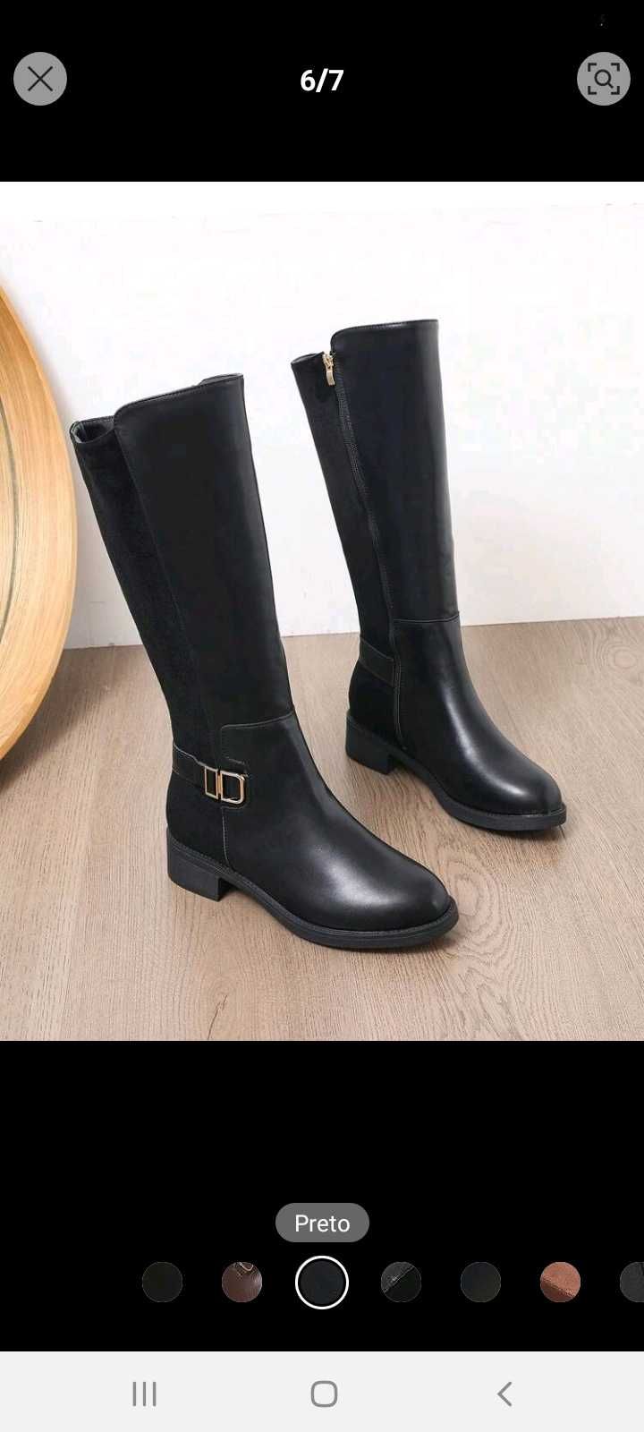 Botas tam 36/37 novas 15€
