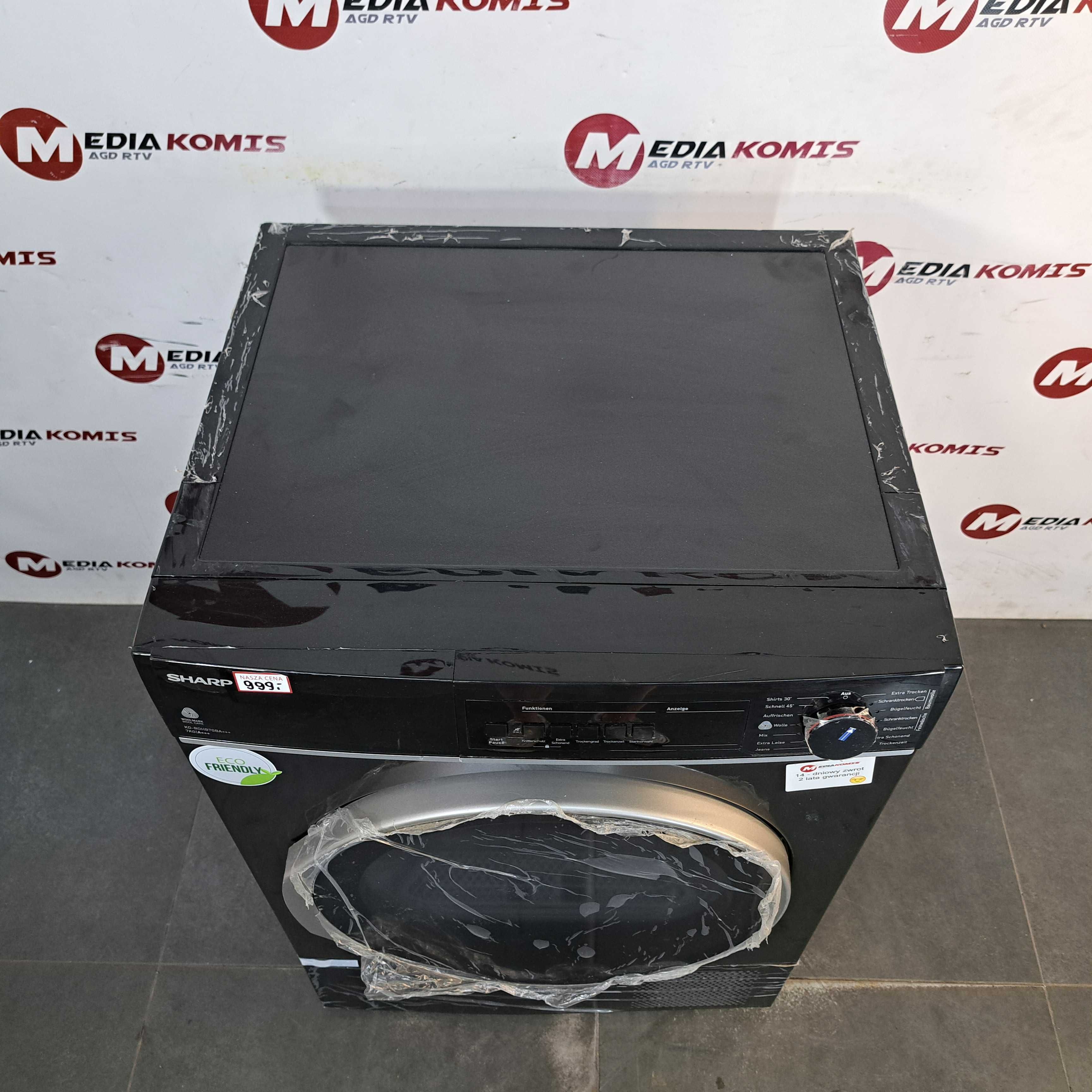 Suszarka Sharp KD-ROHB7GBA+++ (2 lata gwar)Klasa A+++/7kg/pompa ciepła