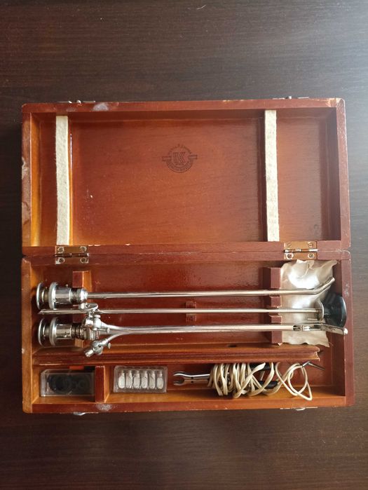Цистоскоп СССР. В оригинальной деревянной коробке.
