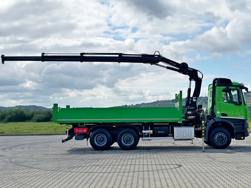 Mercedes-Benz AROCS 2636 * WYWROTKA 6,00 m * HIAB 122 ES - 3 HIPRO /6x4